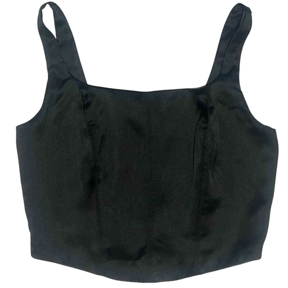 House of Harlow 1960 Black Crop Top Size Small NWT Tank Top